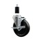 Service Caster 5'' SS Phenolic Swivel 1-3/8'' Expanding Stem Caster with Brake SCC-SSEX20S514-PHS-TLB-138 - alternate 1